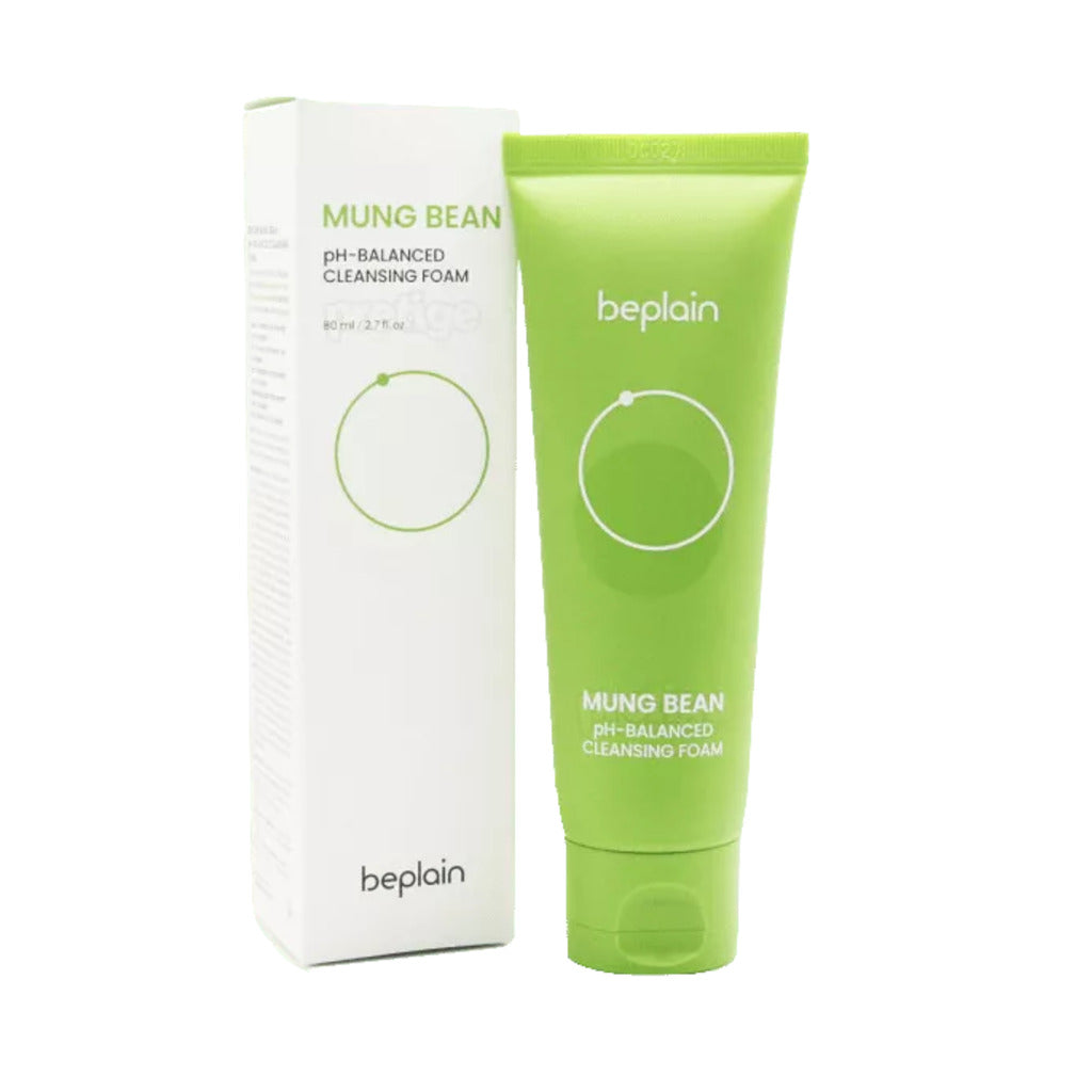 beplain Mung Bean pH-Balanced Cleansing Foam – 80 ml