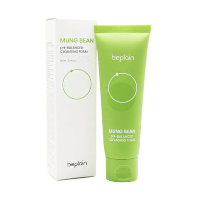 beplain Mung Bean pH-Balanced Cleansing Foam – 80 ml