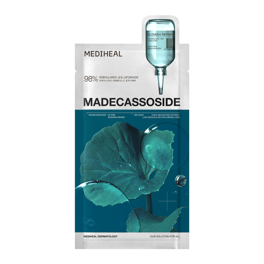 MEDIHEAL Madecassoside Essential Mask Blemish Repair 1 sheet. 24ml