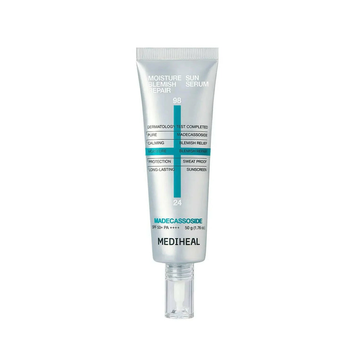 MEDIHEAL Madecassoside Moisture Sun Serum Blemish Repair SPF50+ PA++++ – 50 g