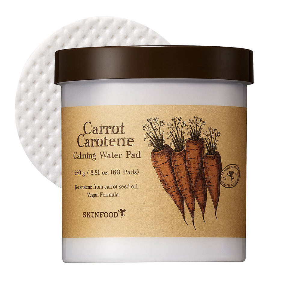 SKINFOOD Carrot Carotene Calming Water Pad · 60 pads