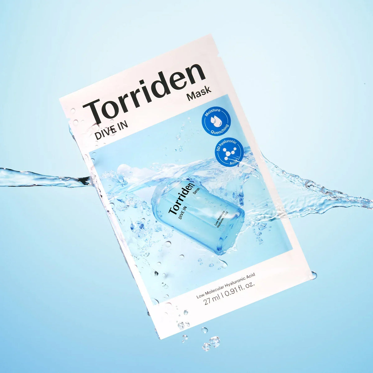 Torriden DIVE-IN Low Molecular Hyaluronic Acid Mask – Pack of 10