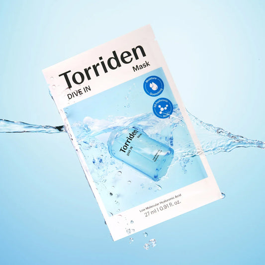 Torriden DIVE-IN Low Molecular Hyaluronic Acid Mask – Pack of 10