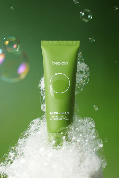 beplain Mung Bean pH-Balanced Cleansing Foam – 80 ml